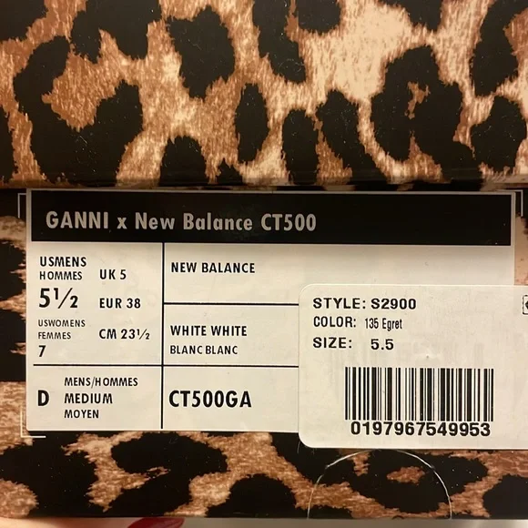 Never been worn Ganni x New Balance sneakers - Picture 5 of 5